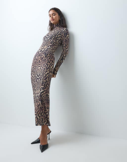 ASOS DESIGN Maxikleid mit Leopardenmuster, 5 von 5