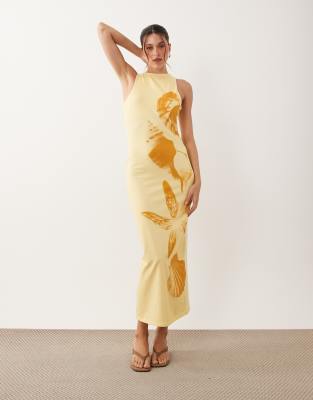 Maxikleid mit Muschelprint-Mehrfarbig Mehrfarbig 34