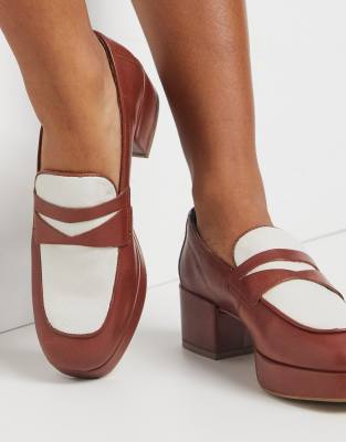 selina platform loafers