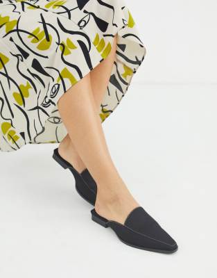 asos flat mules