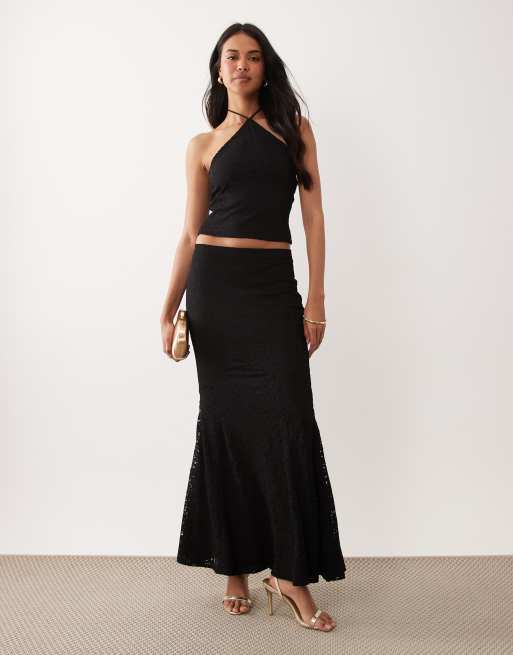 ASOS DESIGN – Set aus Spitze in Schwarz, 3 von 3