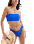 [ASOS Curve] ASOS DESIGN Maya bandeau bikini top in cobalt-Blue 6 Cobalt