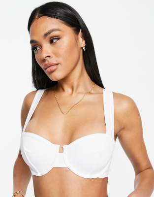 Maya - Mix and Match - Haut de bikini à armatures - Blanc 34B