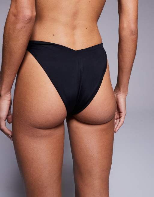 BLACK ROYAL HIPSTER BIKINI BOTTOM