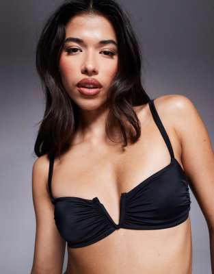Asos Design Maya Mix And Match V Wire Crop Bikini Top
