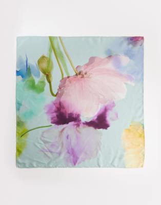 Asos Design Medium Headscarf In Multi