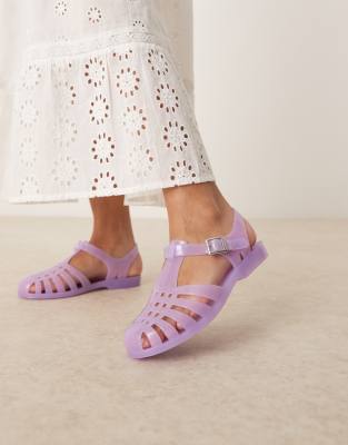  Medley jelly fisherman flats in lilac