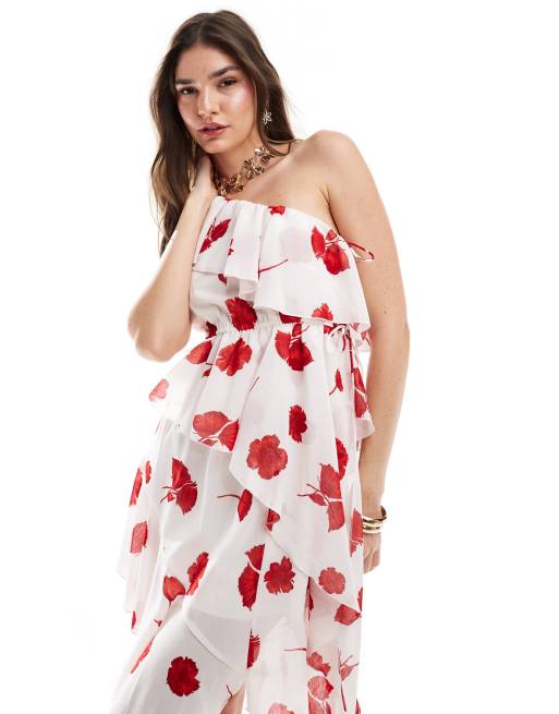 Asos white one shoulder dress clearance