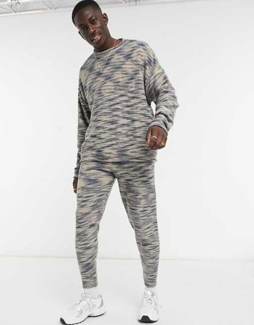 ASOS DESIGN – Beżowy zestaw oversize ze wzorem, część zestawu, 3 z 3