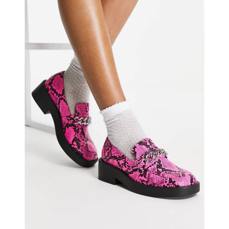 Asos store pink loafers