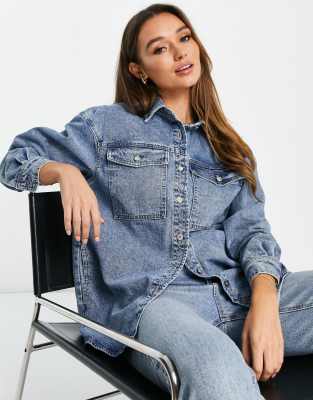 Jeansjackor Dam  Välj mellan Lång u0026 Kort Jeansjacka  ASOS