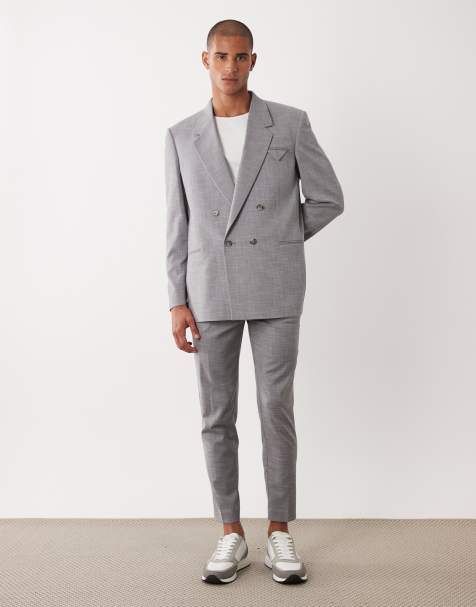 ASOS DESIGN – Mellangrå, avslappnad kostym - view 1