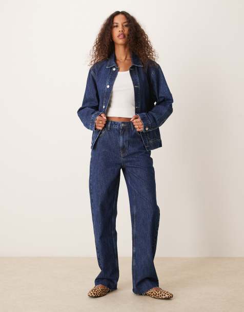 ASOS DESIGN - Mellemblå 90'er jeans - view 1