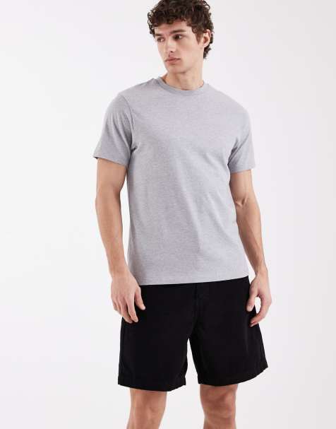 ASOS DESIGN - Mellemlange sorte fløjlsshorts - view 1