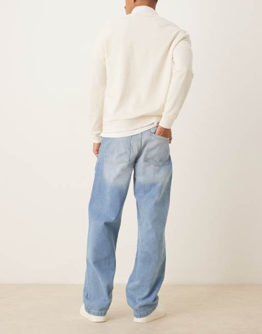 ASOS DESIGN - Mellemvaskede posede denimjeans, 3 af 5