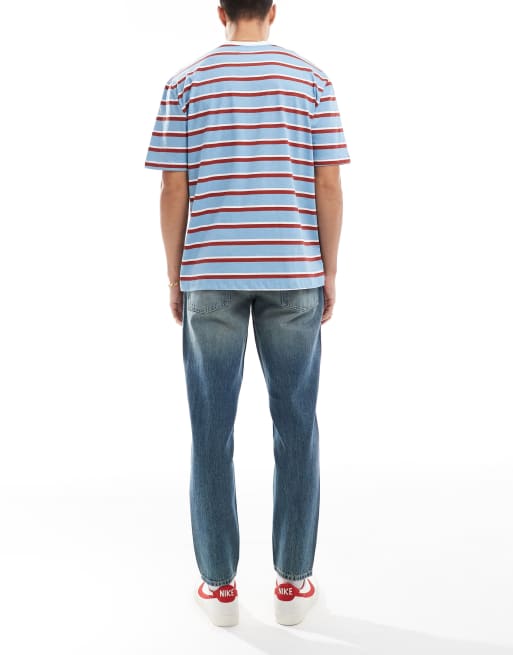 ASOS DESIGN - Mellemvasket blå tapered jeans med vintage-skær, 3 af 6