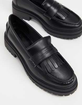 black loafers mens asos