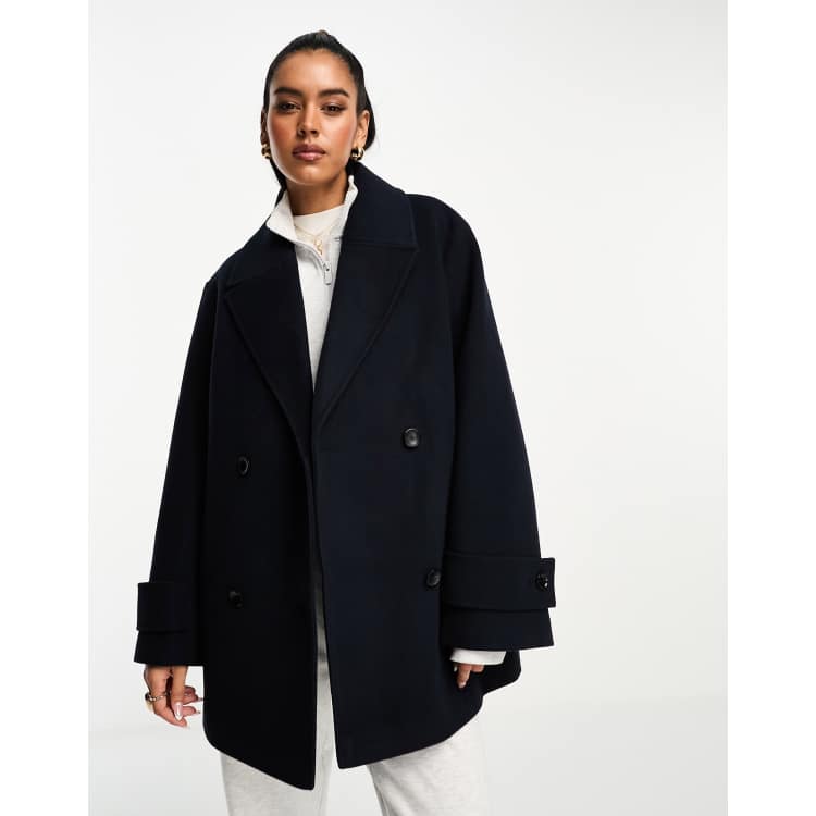 Topshop 2025 melton coat