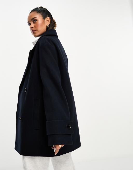 Asos peacoat cheap women's