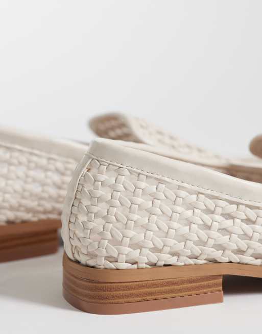 ASOS DESIGN - Melva - Mocassini bianco sporco con punta arrotondata, 4 di 4