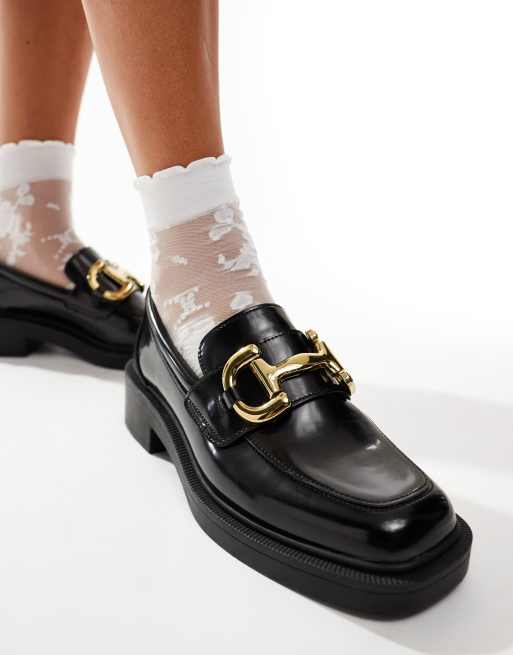 ASOS DESIGN Memoir smart loafer in black, 4 of 4