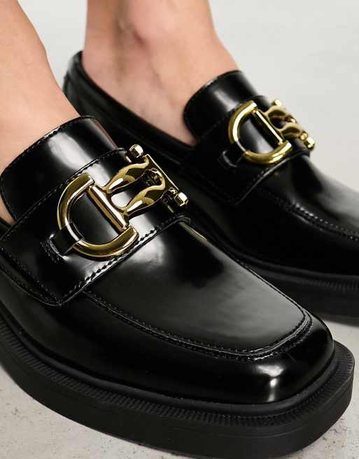 Asos movement leather store loafers