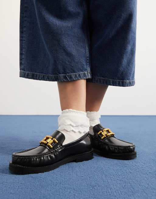 ASOS DESIGN Memorize leather loafer in black, 5 of 5
