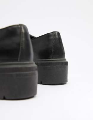 asos design menace chunky flat shoes