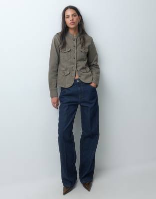 Asos Design Mensy Slack Jeans In Black