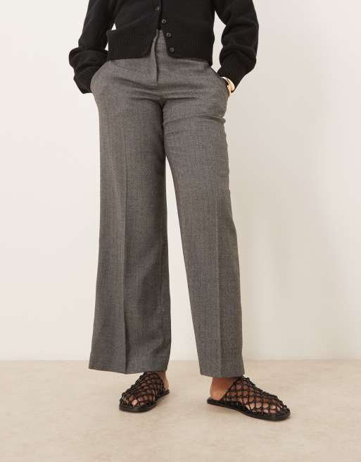ASOS DESIGN Mercy woven flat mules in black, 3 of 4