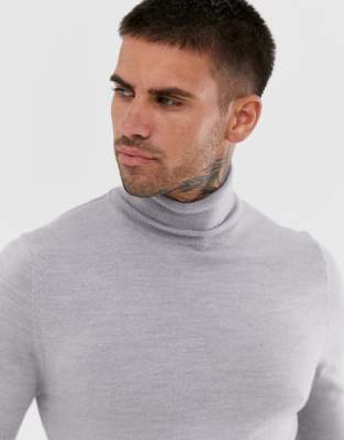 grey merino wool jumper