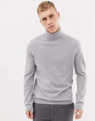 merino roll neck jumper