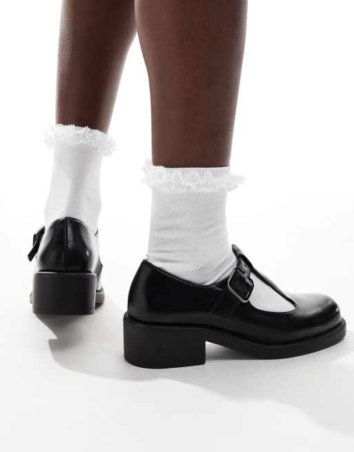 ASOS DESIGN - Meryl - Platte Mary Jane schoenen in zwart, 2 van 4