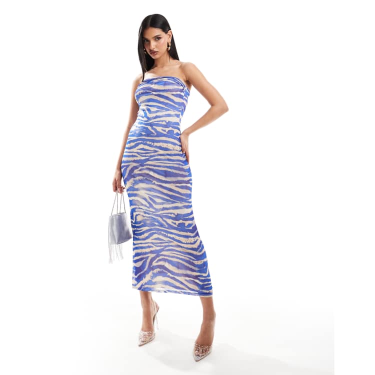 Zebra shops dress asos