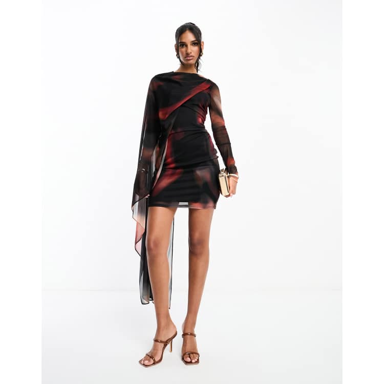 Asos cape dress online