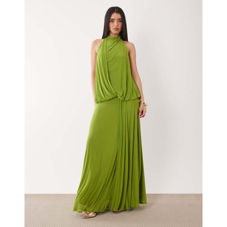 mini backless halter dress Rebecca Halter Backless Mini Dress – FOIOR main image 0