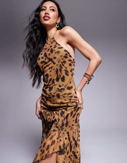 Asos animal print dress fashion