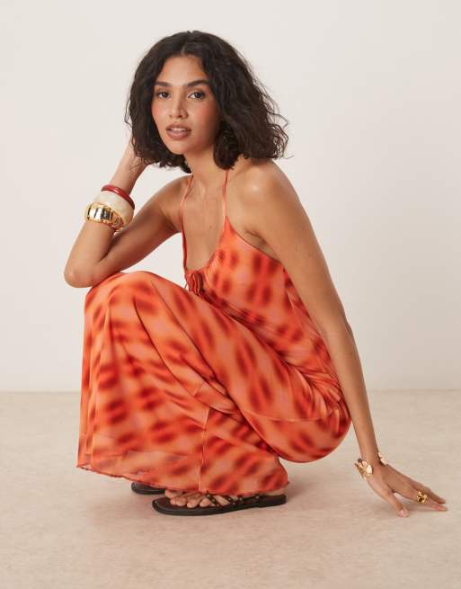 shirred white midi dress Petal and Pup Women's Annette Puff Sleeve Shirred Midi Dress