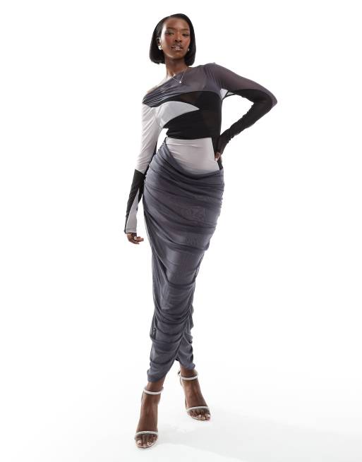 Colour block dress asos sale
