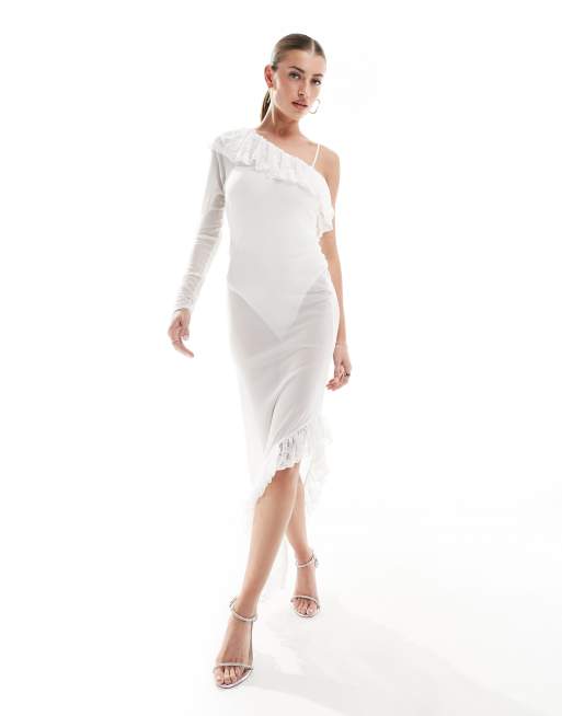 Asos white formal store dress