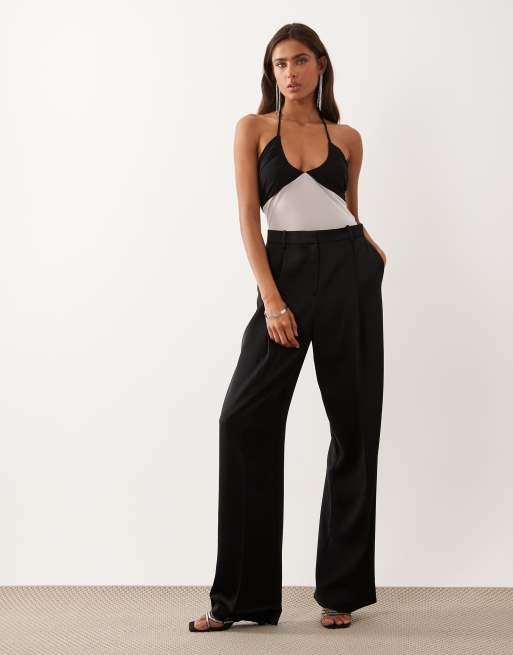 ASOS DESIGN mesh scoop neck cami in mono, 2 of 4