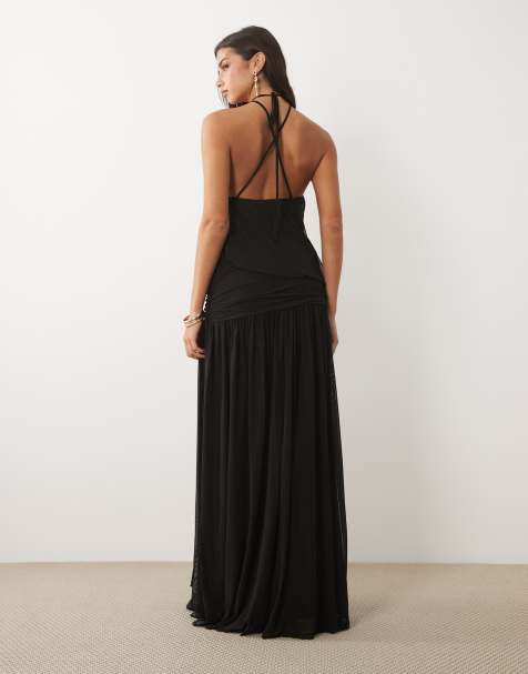 asos black wedding guest dress Black Tie Wedding Guest Dress Ideas  ASOS Cape & Formal Dresses