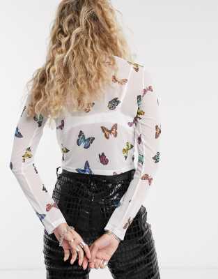 butterfly mesh top