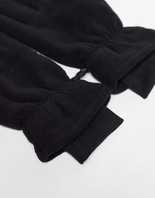 ASOS DESIGN - Met fleece gevoerde handschoenen in zwart, 2 van 3