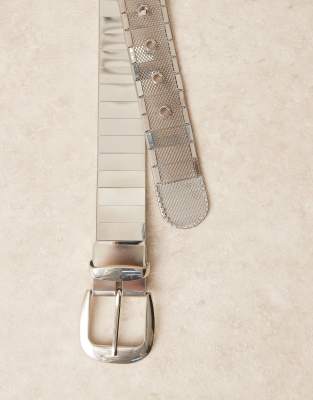 Asos Design Metal Jeans Belt