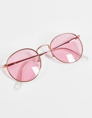 round rose sunglasses