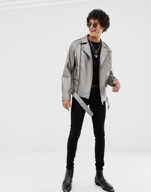 Asos on sale metallic jacket