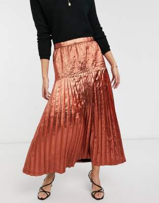 pleated maxi skirt near me