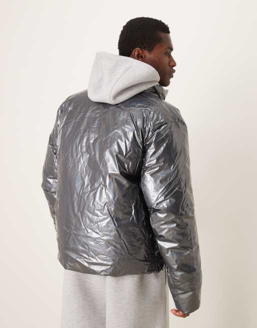Asos metallic jacket hot sale