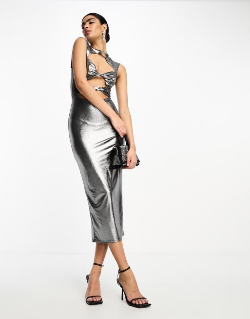 Asos silver clearance gown